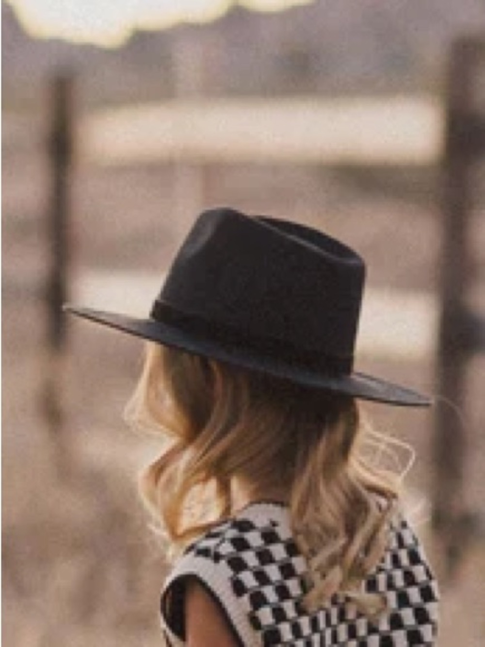 Rylee + Cru Black Rancher Hat
